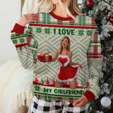 I Love My Girlfriend - Personalized Couple Ugly Sweater