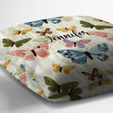 Butterflies Garden - Personalized Butterfly Throw Pillow