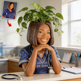 Custom Any Photo Gift For Nurse/Healthcare Worker - Personalized Nurse Acrylic Pot