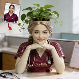 Custom Any Photo Gift For Nurse/Healthcare Worker - Personalized Nurse Acrylic Pot