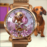 Dachshund Lovers - Personalized Dog Women Hand Watch