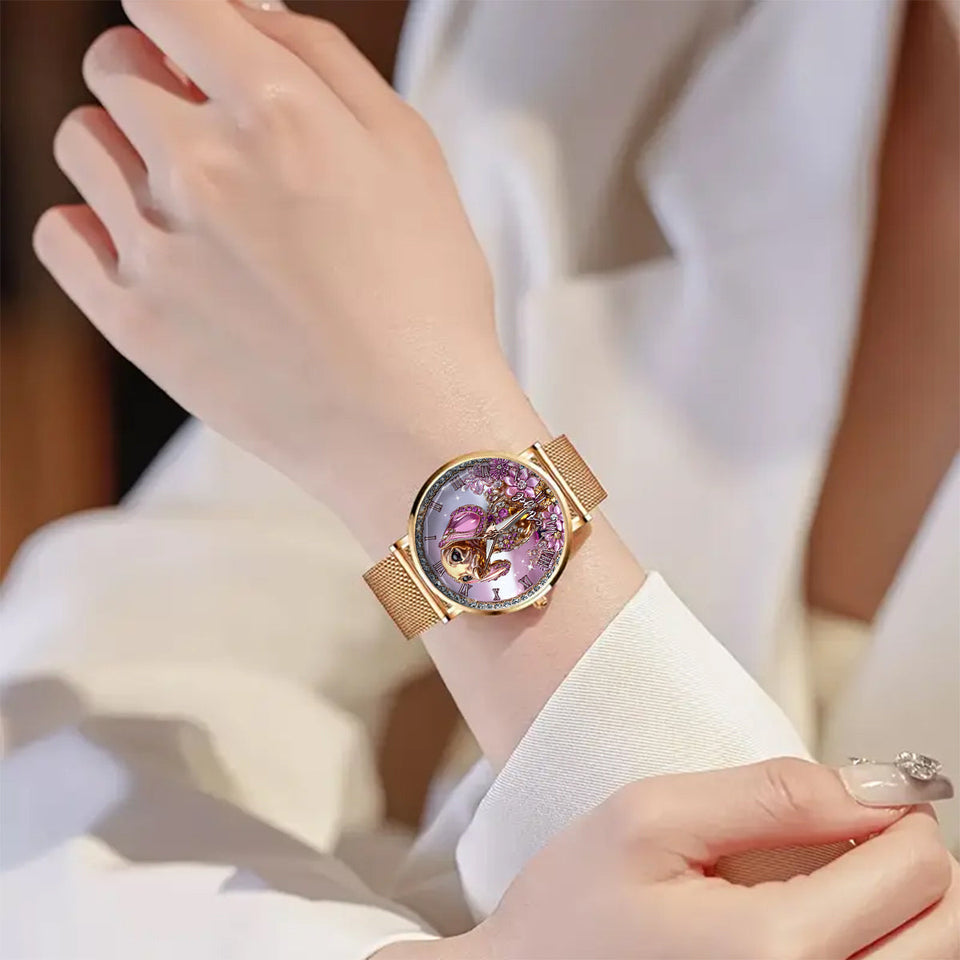 Dachshund Lovers - Personalized Dog Women Hand Watch