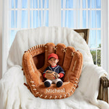Baseball Lover - Personalized Baseball Premium Faux Fur Pillow