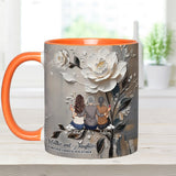 Mother And Daughters Forever Linked Together - Personalized Mother Accent Mug
