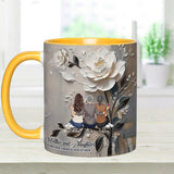 Mother And Daughters Forever Linked Together - Personalized Mother Accent Mug