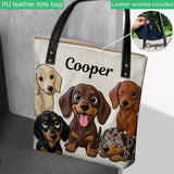 Love Dachshund - Personalized Dog Tote Bag