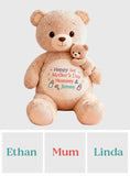 Happy 1st Mother's Day - Personalized Mother Premium Faux Fur Pillow