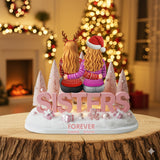 Siblings Forever - Personalized Sibling Custom Shaped Acrylic Plaque
