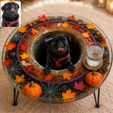 Pumpkin Shadow - Personalized Cat Table Custom Shape
