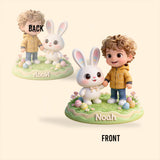 Custom Any Photo Best Easter Gift - Personalized Kid Custom Shaped Acrylic Plaque