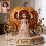 Pumpkin Carriage - Personalized Kid Custom Shaped Acrylic Plaque
