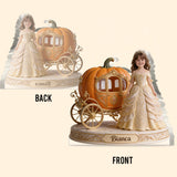 Pumpkin Carriage - Personalized Kid Custom Shaped Acrylic Plaque