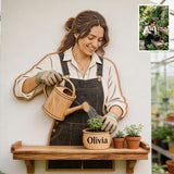 Custom Garden Lover - Personalized Gardening Wooden Floating Shelf