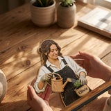 Custom Garden Lover - Personalized Gardening Wooden Floating Shelf