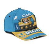 Excavator Cute Children's Gift - Personalized Kid Classic Cap