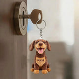 Always By My Side - Personalized Dog Plush Keychain