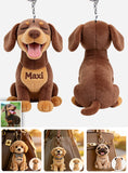 Always By My Side - Personalized Dog Plush Keychain