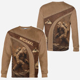 Sasquatch - Personalized Hiking All Over Shirt