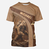 Sasquatch - Personalized Hiking All Over Shirt