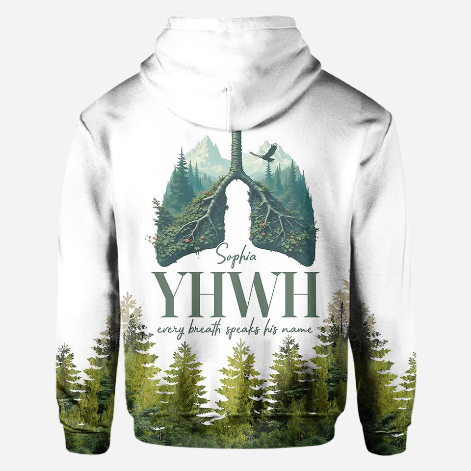YHWH Speaks His Name - Personalized Christian All Over Shirt