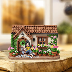 My Beautiful Garden - Personalized Gardening Custom Shaped Acrylic Plaque