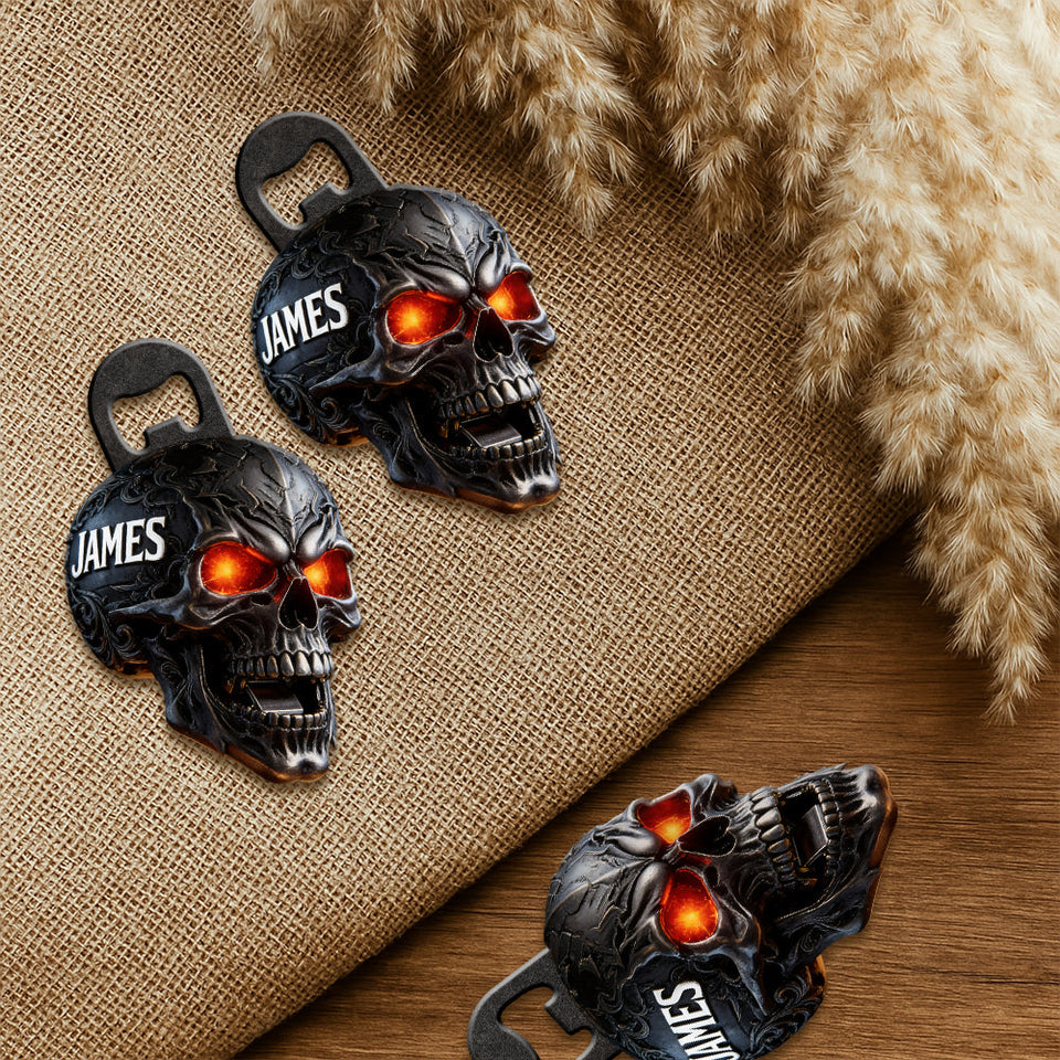 Cool Skull - Personalized Skull Bottle Opener