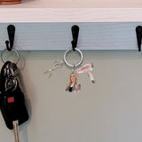 Proud Hairdresser - Personalized Hairdresser Keychain With Charms