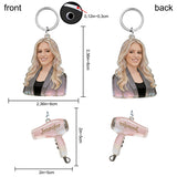 Proud Hairdresser - Personalized Hairdresser Keychain With Charms