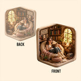 Just One More Chaper, Bookworm Gift - Personalized Book Custom Shaped Acrylic Plaque