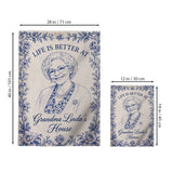 Life Is Better At Grandma House - Personalized Mother Garden Flag