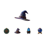 Witch Hat - Personalized Witch Wind Chime With Charms