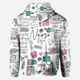 Nursing Is A Work Of Heart - Personalized Nurse All Over Shirt