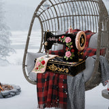 Perfect Gift For Sewing Lovers - Personalized Sewing Faux Fur Shaped Pillow