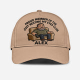 Proud Member Of The Just Resting My Eyes Club - Personalized Father Classic Cap