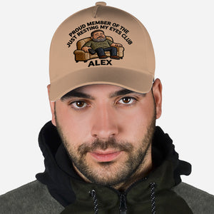 Proud Member Of The Just Resting My Eyes Club - Personalized Father Classic Cap