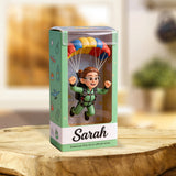 Custom Any Photo - Love Parachute - Personalized Parachute/Paragliding Custom Shaped Acrylic Plaque