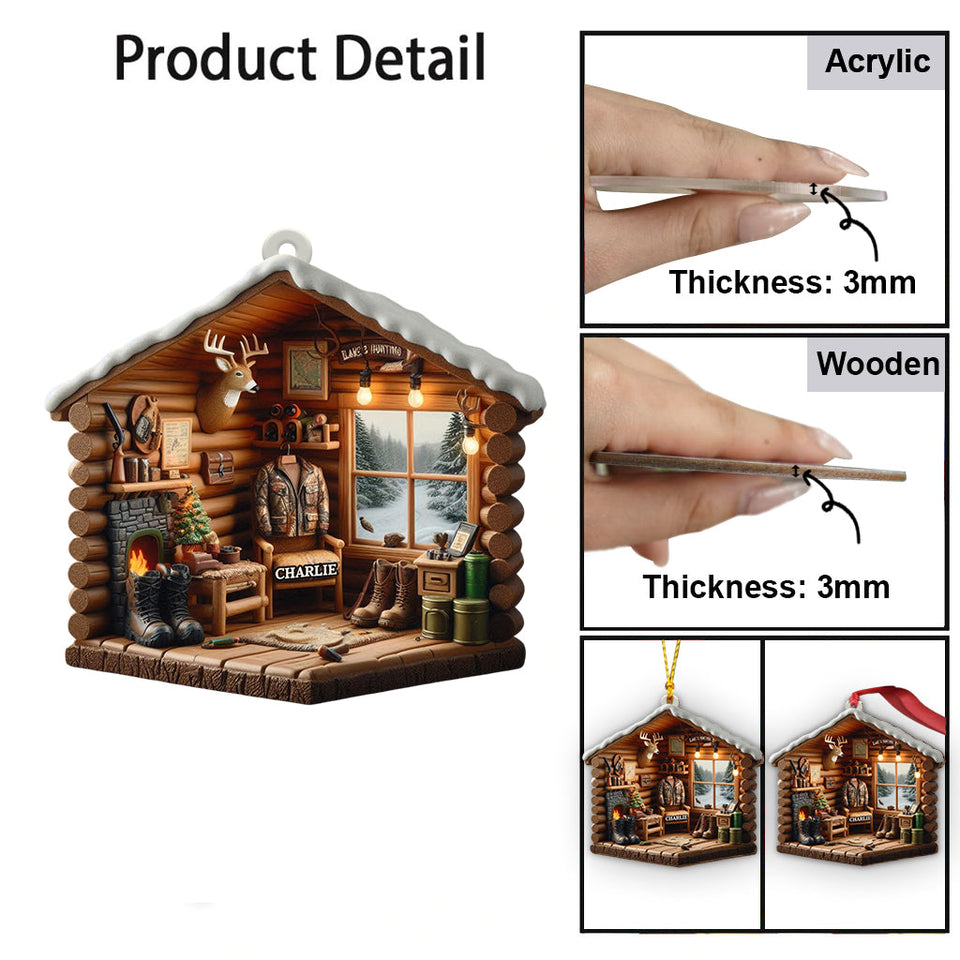 Love Hunting - Personalized Hunting Ornament