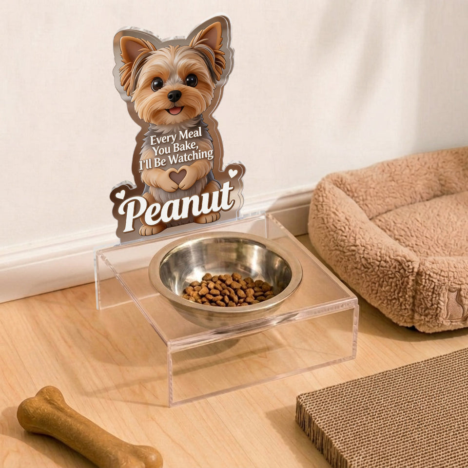 I'll Be Watching You - Personalized Dog Pet Feeder