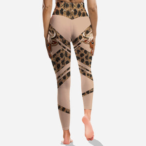 Cute Highlandcow - Personalized Highland Cow Hoodie and Leggings