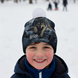 Strong Wolf - Personalized Wolf Beanie Hat