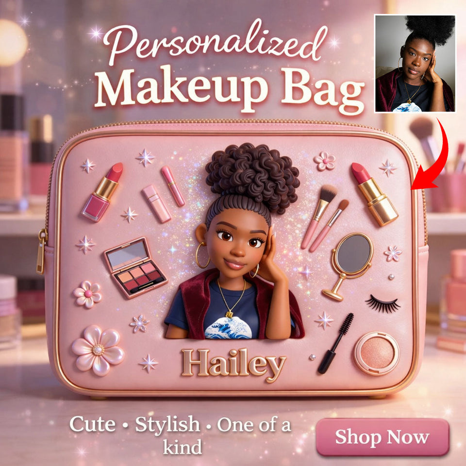 Love Make Up - Personalized Makeup Bag