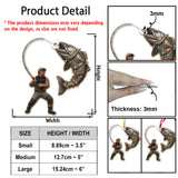 Hooked on Christmas - Personalized Fishing Ornament