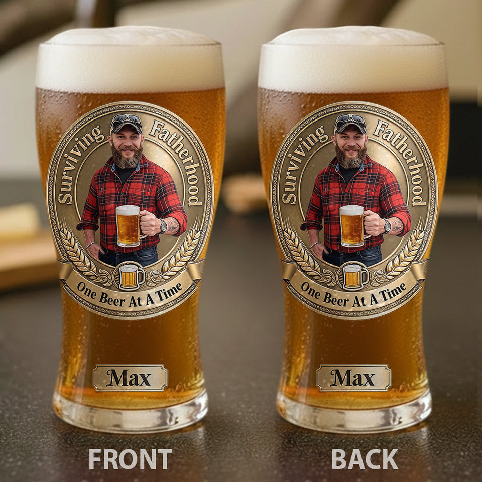 Dad Fuel - Personalized Father Beer Pint