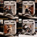 Any Photo Love Piano - Personalized Piano Acrylic Display Box