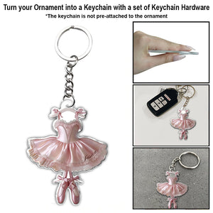 Perfect Gift For Ballet Lovers - Personalized Ballet Ornament