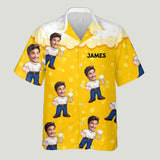 Funny Beer Caricature Man - Personalized Beer Hawaiian Shirt