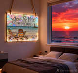 We Got This - Personalized Couple LED Light Acrylic Sign