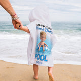 Life Is Better At The Pool - Personalized Kid Kid Hooded Towel Poncho