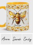Beautiful Bees - Personalized Bee Accent Mug