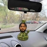 Any Photo Funny 420 Gift - Personalized Weed Plush Keychain